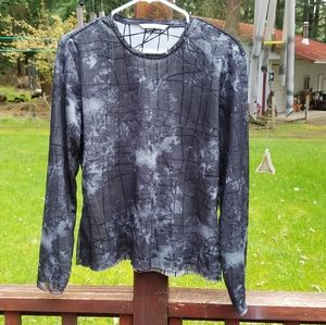 Eterna Watermarked and Lined Long Sleeve Top - 42